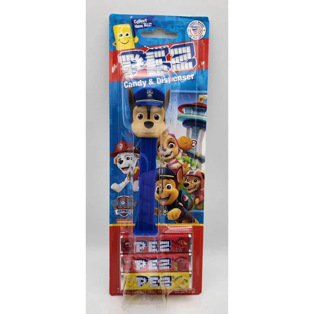 PEZ Nickelodeon PAW PATROL Chase CARDED Dispenser ‎ 2023